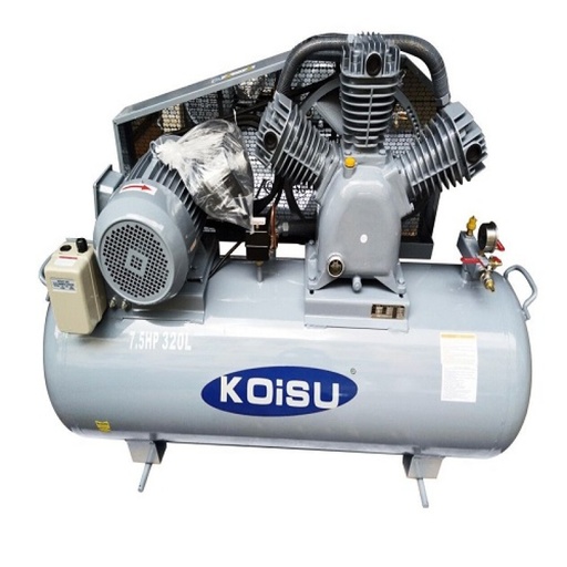 [HK-W-553203] Máy nén khí piston 7.5HP, 3 pha, bình tích 320 lít