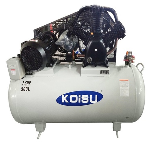 [HK-W-555003] Máy nén khí piston 7.5HP, 3 pha, bình tích 500 lít
