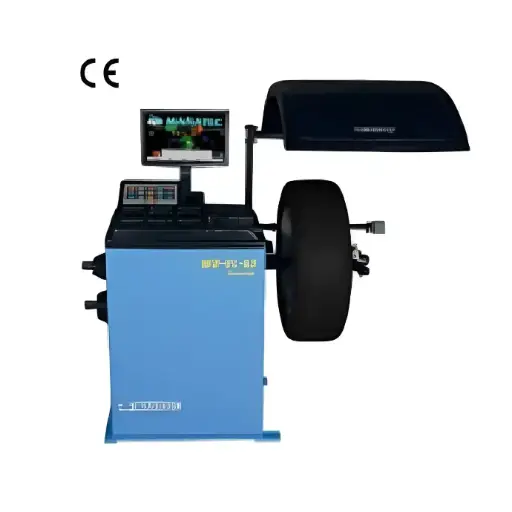 [MANA-WBVL65PREMIUM] Máy cân bằng lốp xe con, hiển thị LCD (màu xanh)