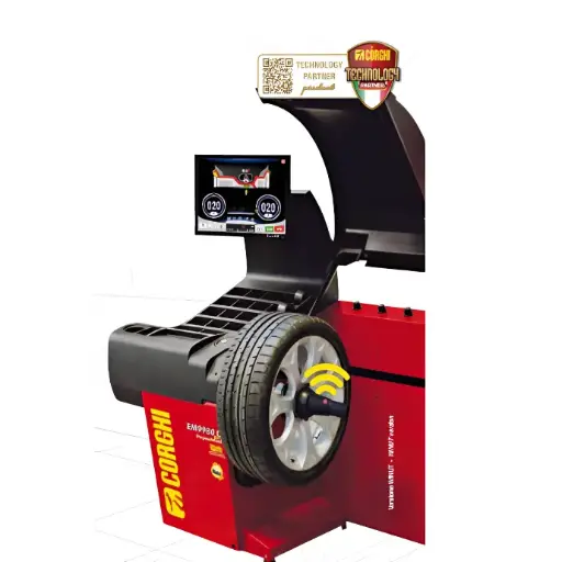 [COGI-0-2110998400-16] Máy cân bằng lốp xe con, màn hình cảm ứng, hoàn toàn tự động với tính năng chẩn đoán lốp