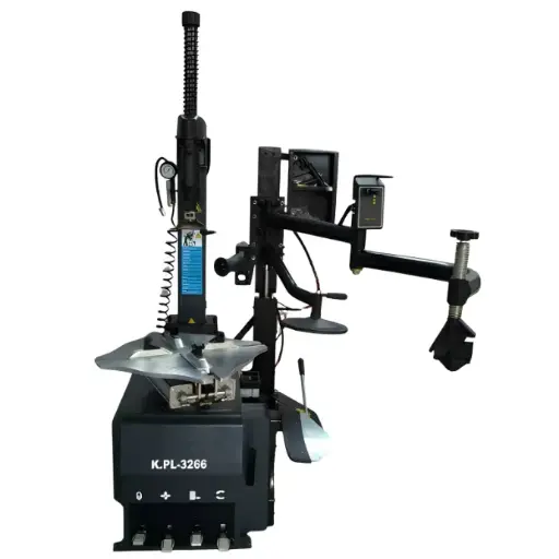 [PULI-KPL-3266] Máy ra vào lốp xe con với tay hỗ trợ (màu ghi RAL7016)