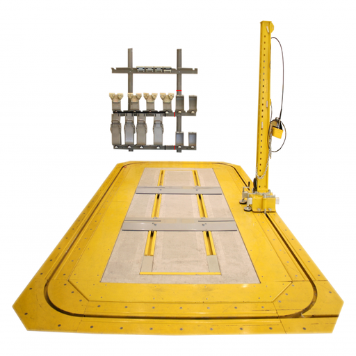 [SPNE-DAYTONALIGHT] Bệ kéo nắn chìm sàn cho xe con 3490 x 6560 mm, Tháp kéo 10 tấn (Có bộ kẹp mép, khung xe SUV)