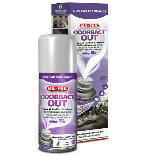 [MARA-H1029] Hóa chất khử khuẩn và khử mùi nội thất ODORBACT OUT NEW CAR SPRAY 150ml
