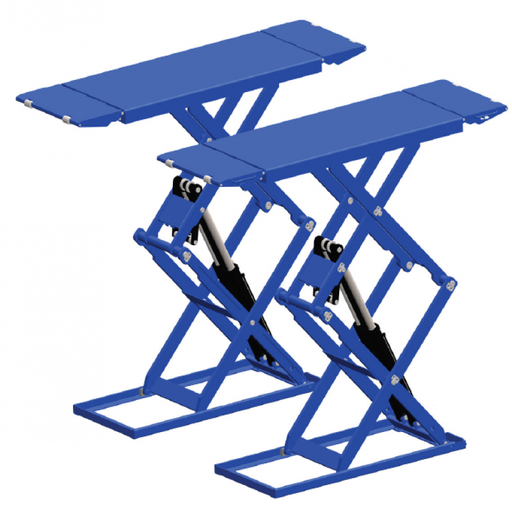 [GC-GC-30SLE:03] Cầu nâng cắt kéo nâng bụng 3 tấn, lắp nổi (3 Pha, màu xanh).