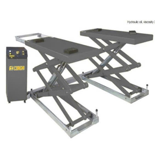 [COGI-0-4110630000-34] Cầu nâng cắt kéo nâng bụng 3.6 Tấn, Lắp chìm (3 Pha, RAL7016), chưa bao gồm phụ kiện